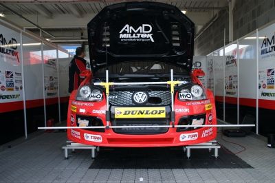 AmD Milltek Racing parts with Tom Onslow-Cole