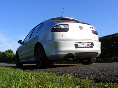 New performance exhaust system for the Seat Leon Cupra R 210 and 220.